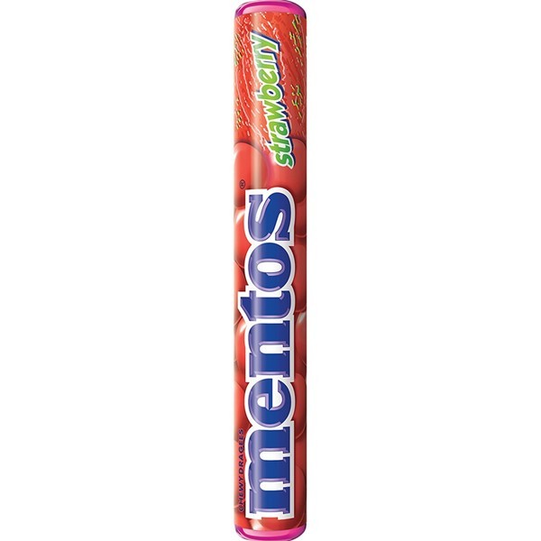 Caramelos Mentos Sabor Frutilla X 29,7 G