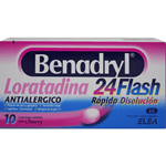 Elea Benadryl 24 Horas Flash X 10 Comprimidos #1