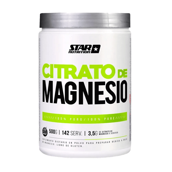 Star Nutrition Citrato de Magnesio 500 g  | Sin Sabor