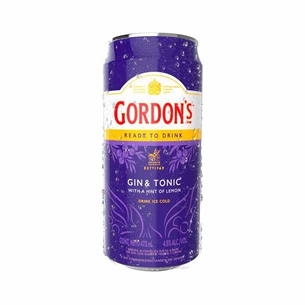 Gin Gordons Tonic Lata 473
