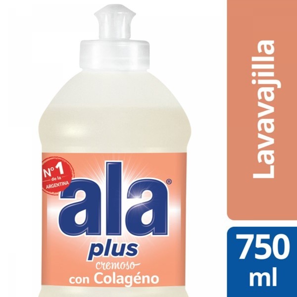 Ala Detergente Plus Cremoso Con Colageno 750 Ml