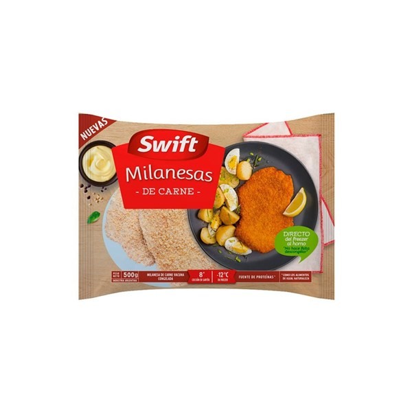 Milánesas Swift de Carne 500 xg