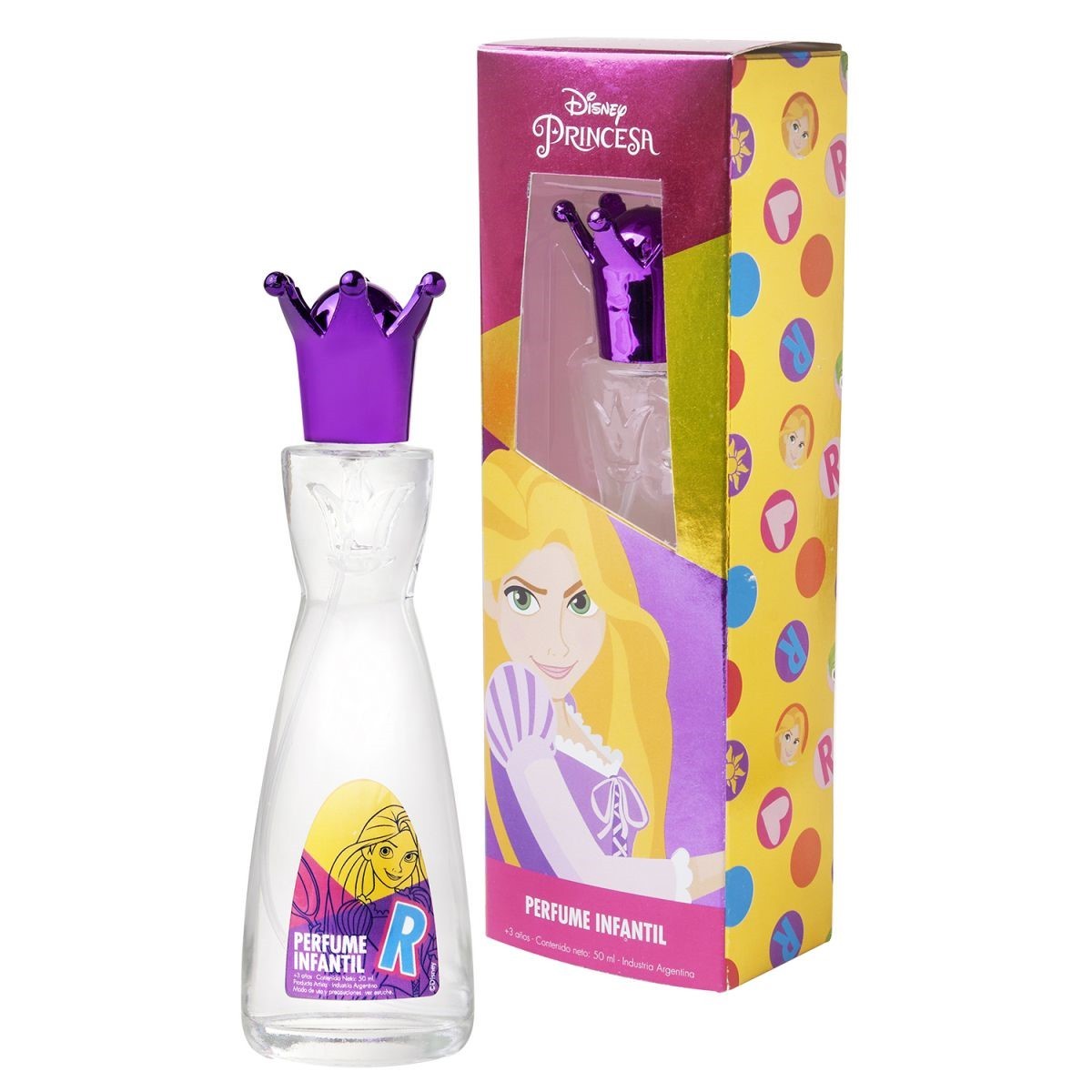 Disney Rapunzel Perfume Con Tapa de Corona 50 ml, Disney Perfumes y
