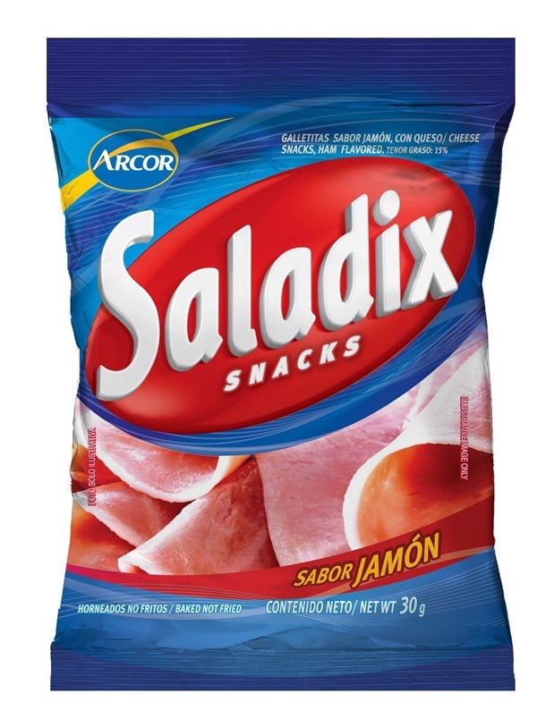 Galletitas Saladix Sabor Jamón x 30 g #1