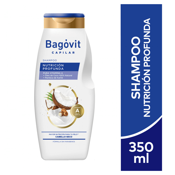 Bagovit Capilar Shampoo Nutrición Profunda  350 ml