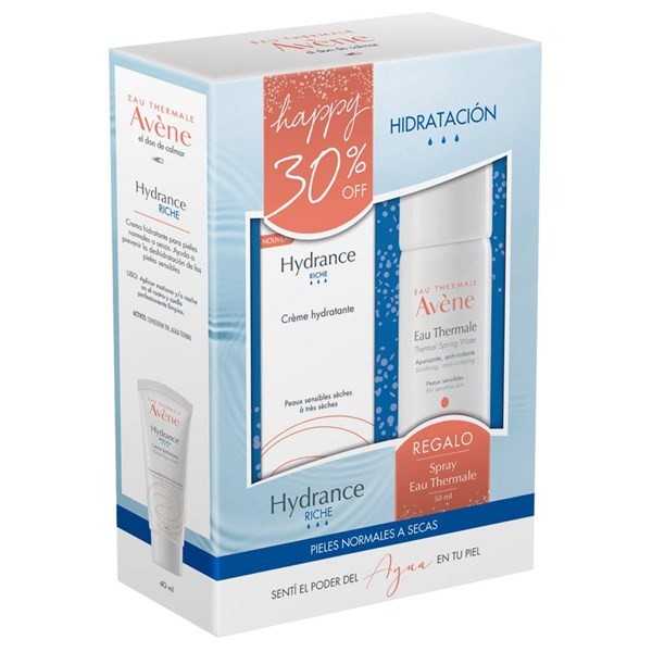 Avene Pack Hydrance Riche 30% Off + Agua Termal de Regalo #1