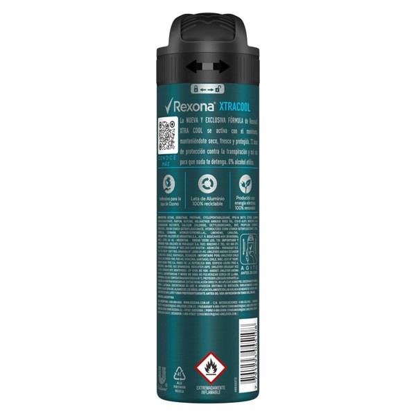 Antitranspirante Rexona Men Aerosol Xtra Cool x 150 ml alt