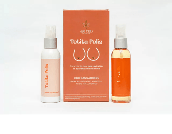 420 Cbd Kit Tetita Feliz Crema + Aceite Nocturno Hidratante alt