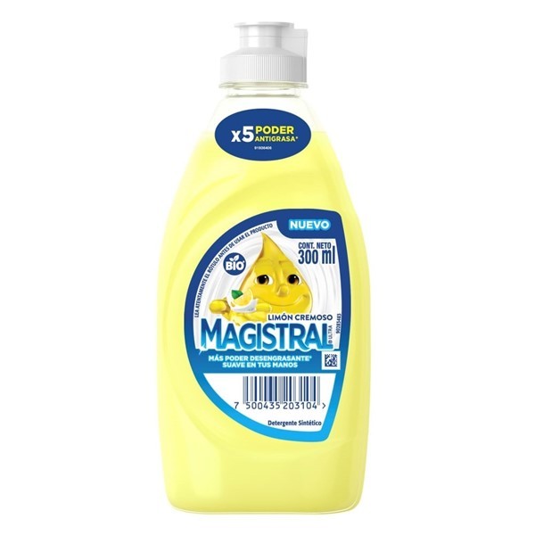 Detergente Magistral Bio Limón Cremoso x 300 ml #1