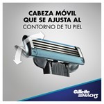 Gillette Kit Máquina Para Afeitar 3 mach Recargable + 2 Cartuchos #5