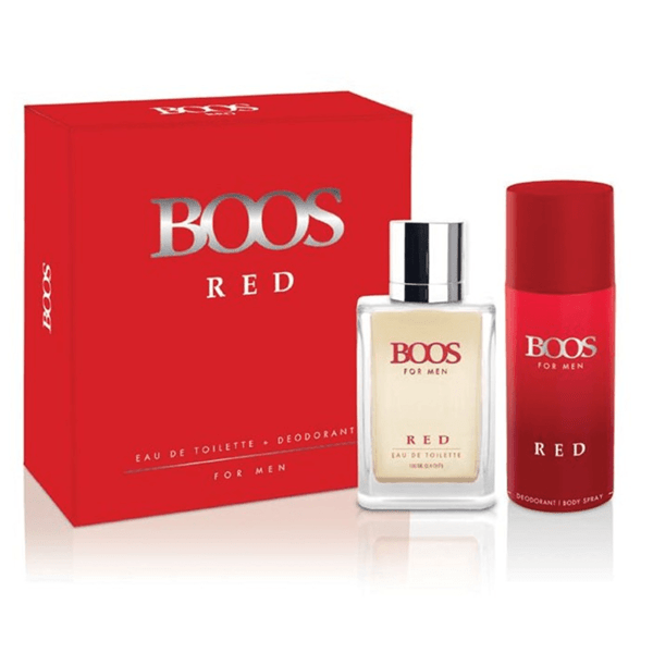 Cofre BOOS Red EDT 100ml + Body Spray 150ml