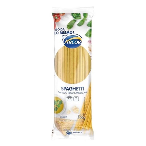 Fideos Largos Arcor Spaghetti 500 g #1