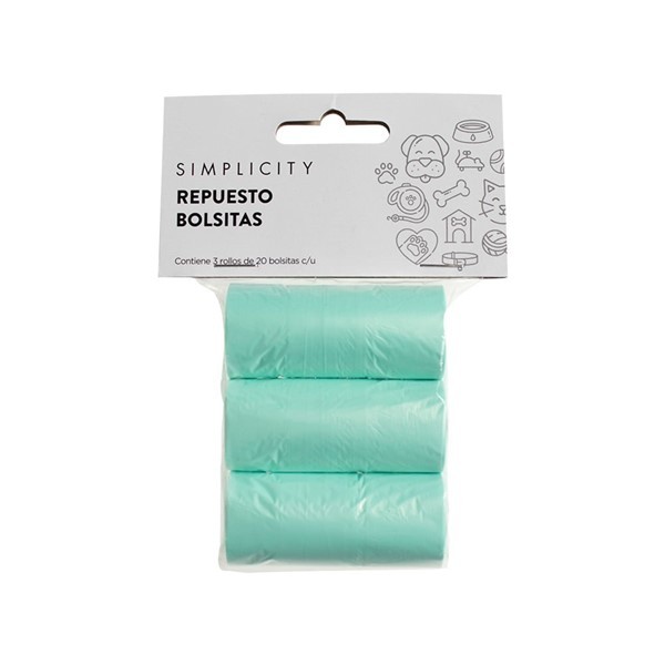 Repuesto de Bolsitas Mascotas Simplicity Pet X3 #1