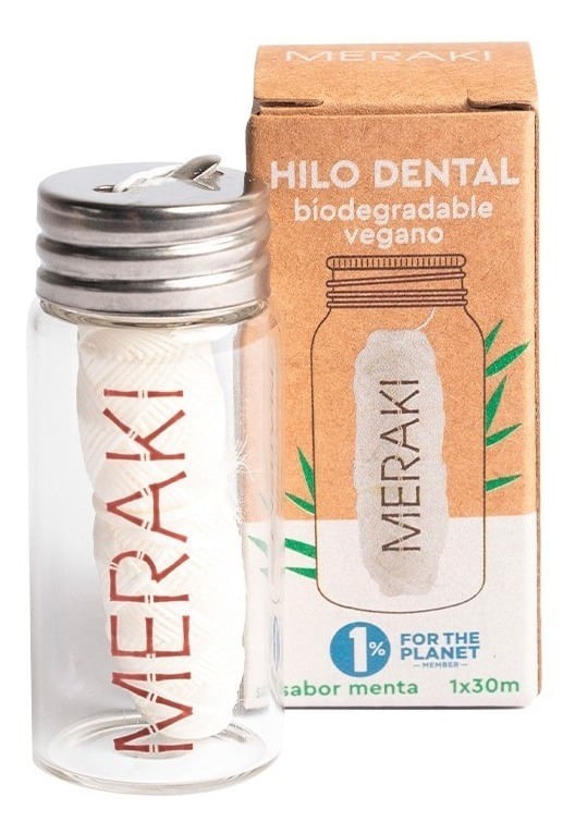 Meraki Hilo Dental Vegano Envase de Vidrio 30 m