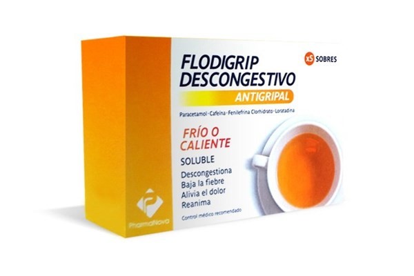 Flodigrip Descongestivo Sobres | 5 sobres 