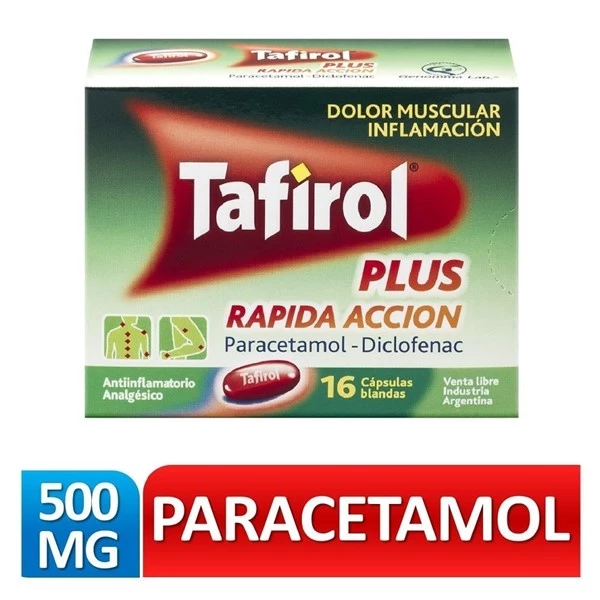 Tafirol Plus Rapida Accion X 16 Cápsulas Blandas