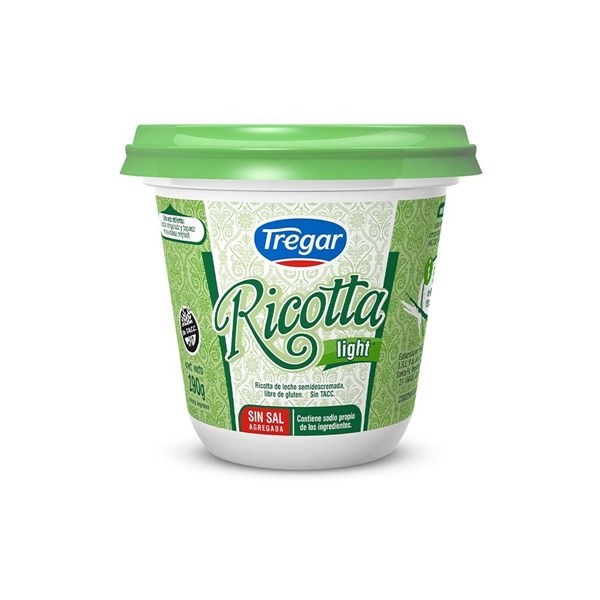 Ricotta Light Tregar X 290 Grs #1