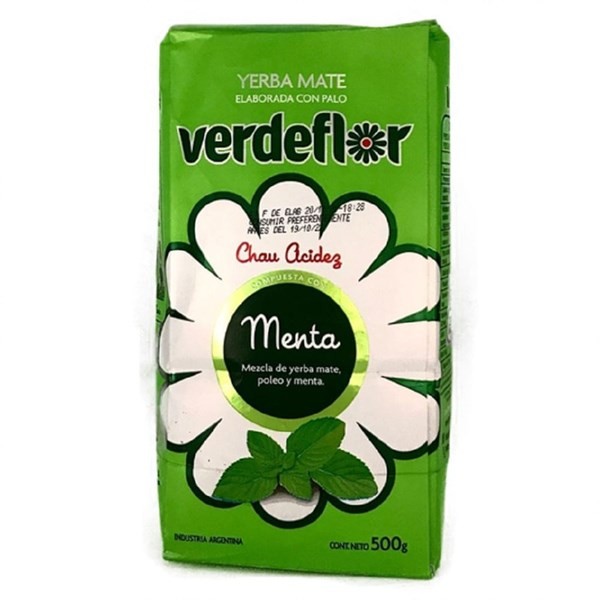 Yerba Mate Verdeflor Menta x 500 g