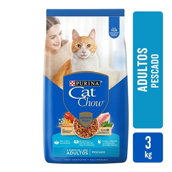 Alim Cat Chow Sin Col Adt Pescado 3k #1