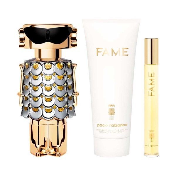 Rabanne Fame Edp Refillable 80 ml + Body Lotion + Minitalla #1