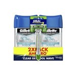 Desodorante en Gel GILLETTE Cool Wave | 2 Unidades 82 gr + Prestobarba 3 #1