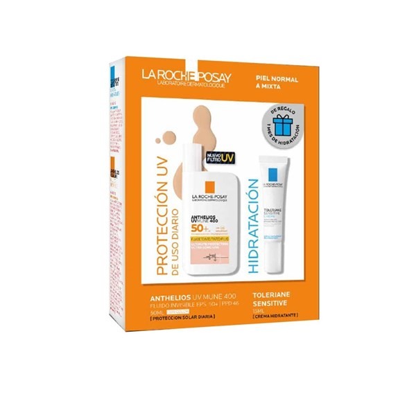 La Roche-Posay Protector Solar Roche-Posay Anthelios Fluido Color Fps 50 x 50 ml + Toleriane Sensitive Creme x 15 ml de Regalo #1