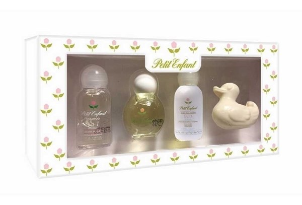 Petit Enfant Set Miniatura Agua Azahar Shampoo Oleo Jabón