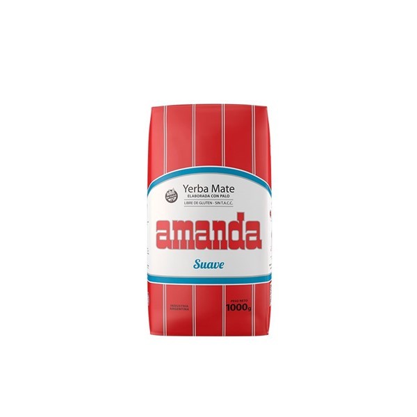 Yerba Mate Amanda Suave C/Palo 1000g #1