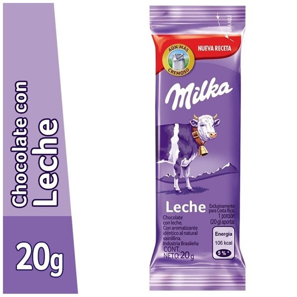 Chocolate Milka Milk 20 Gr #1