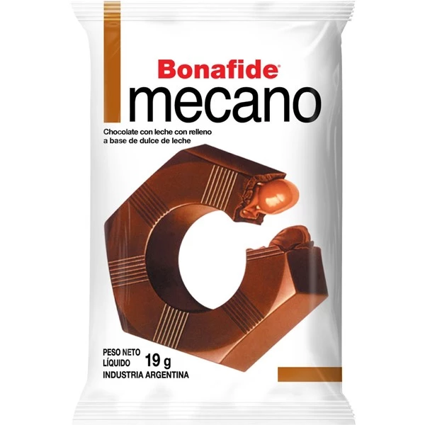 Bonafide Bocadito de Chocolate Mecano x 19 g