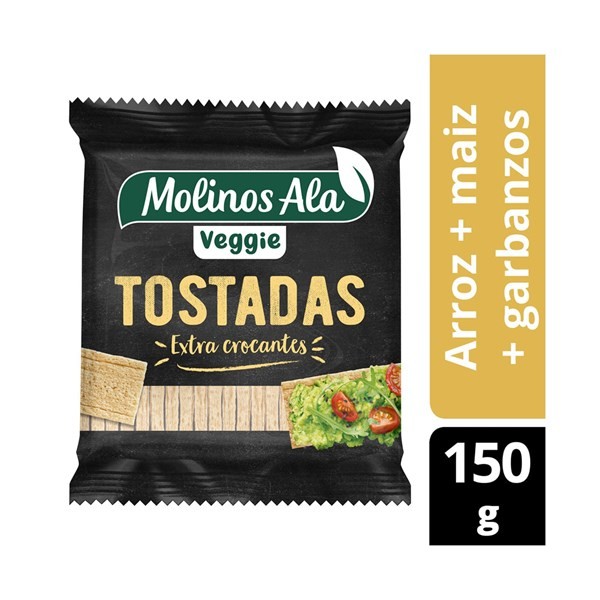 Tostada de Arroz Molinos Ala Garbanzo Maíz 150 g. #1