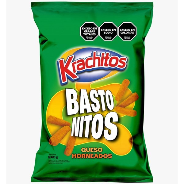 Bastonitos Horneados Krachitos Sabor Queso 240 Grs #1