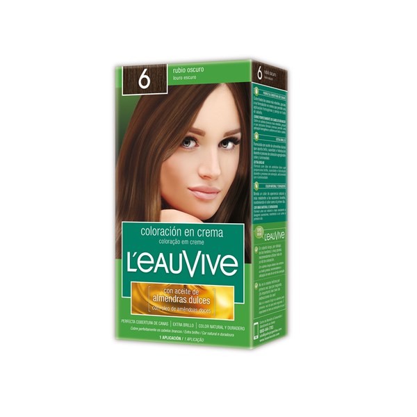 Coloración Leau Vive Kit N 6 Rubio Oscuro x 1 uni #1