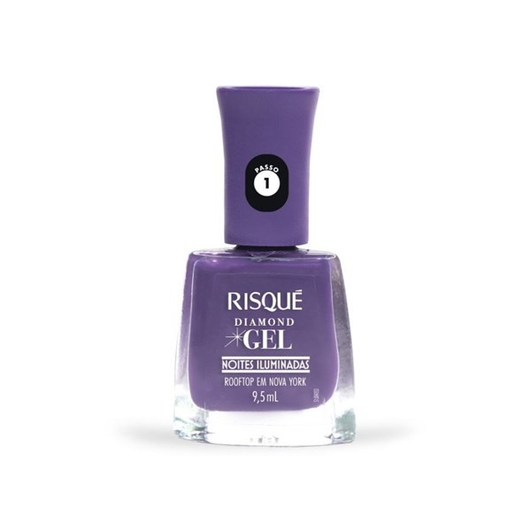 Risque Esmalte de Uñas en Gel Diamond Noches Iluminadas Rooftop en Nueva York #1