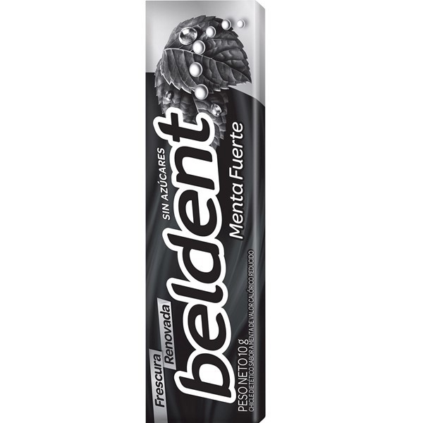 Chicles Beldent Sabor Menta Fuerte x 10 g #1