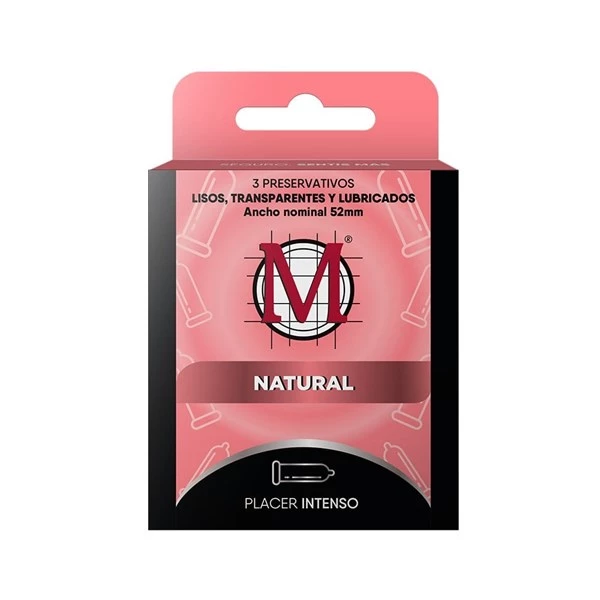 m Preservativos Naturales (3 Unidades)
