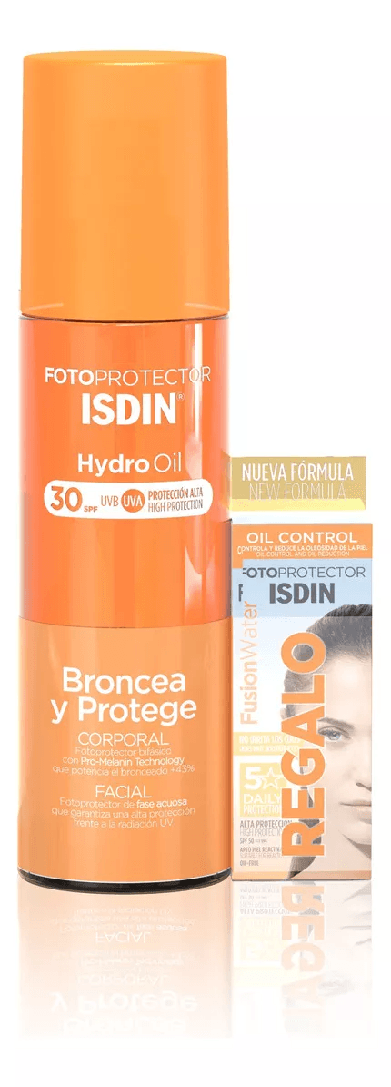 Isdin Pack Hydrooil 200 Ml + Fotoprotector Fusion Water 10 Ml #1