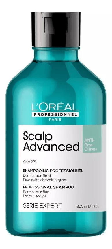 L'oréal Professionnel Scalp Advanced Shampoo Limpieza Profunda Cabello Graso 300 ml #1