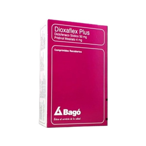 Bagó Dioxaflex Plus Diclofenac Sódico 50 Mg + Pridinol 4 Mg x 15 Comp #1