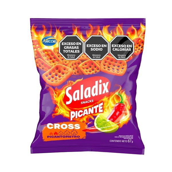 Galletitas Saladix Cross Picante 67 g. #1