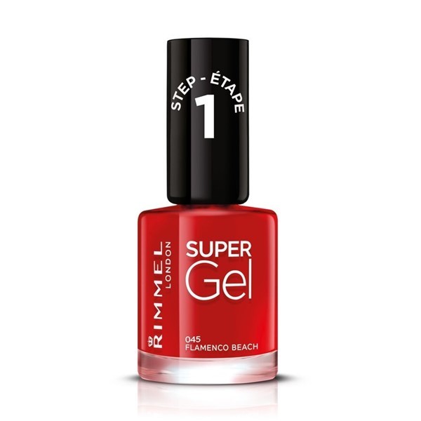 Rimmel London Rimmel Super Gel Nail Polish Esmalte de Uñas 12 ml 045 flamenco Beach #1
