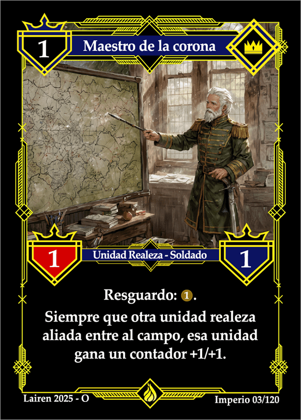 003 Maestro De La Corona Precon Djinn/Soldado - Coste 1 #1