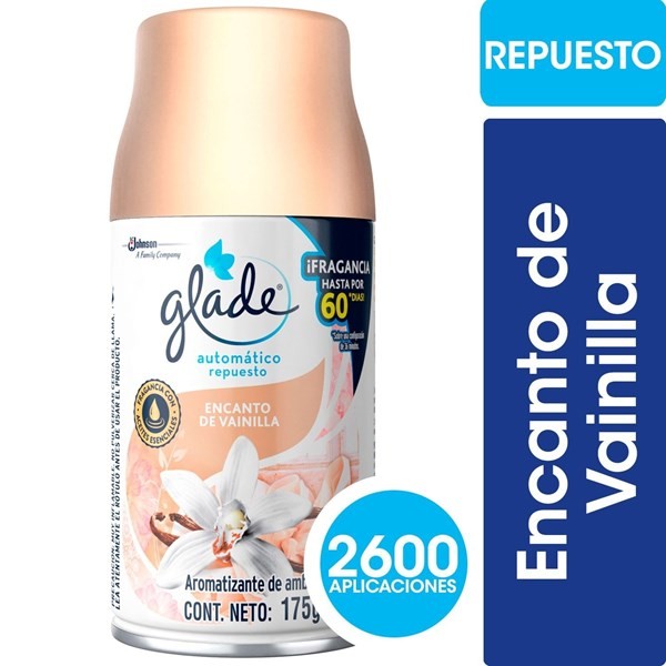 Glade Aromatizante Automático Repuesto Encanto de Vainilla #1