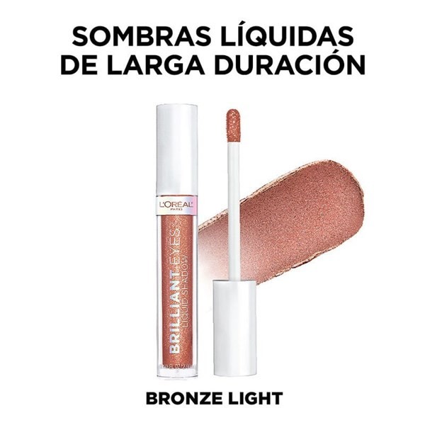 Loreal Paris Sombra Liquida Brilliant Eyes 2.9 ml Bronze Light alt