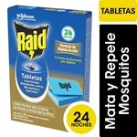 Insecticida Raid Contra Mosquitos Tabletas Repuesto 24un #1 Insecticida Raid Contra Mosquitos Tabletas Repuesto 24un #1