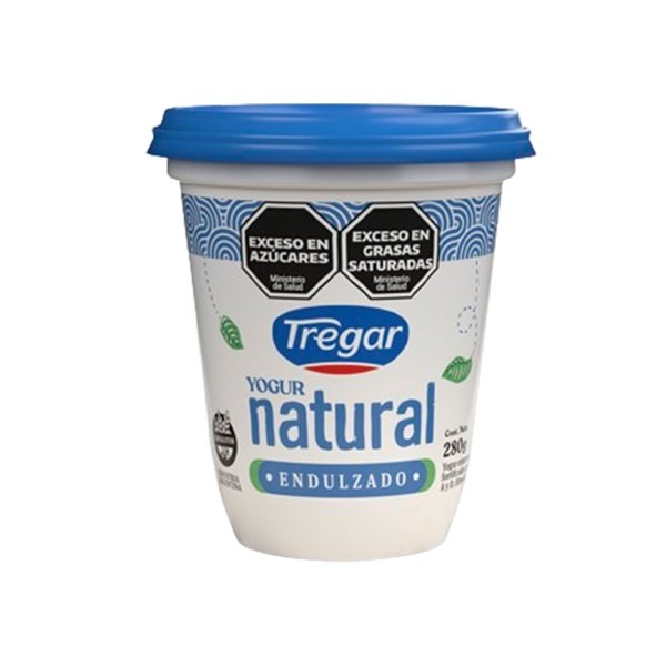 Yogur Natural Endulzado Tregar Pote 280 G. #1