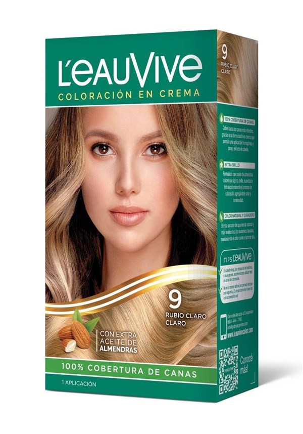 Leau Vive Kit Estuche N1 Color Rubio Claro Claro #1