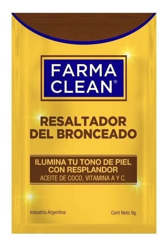 Farmaclean Resaltador de Bronceado Sobres 4 Unidades #1
