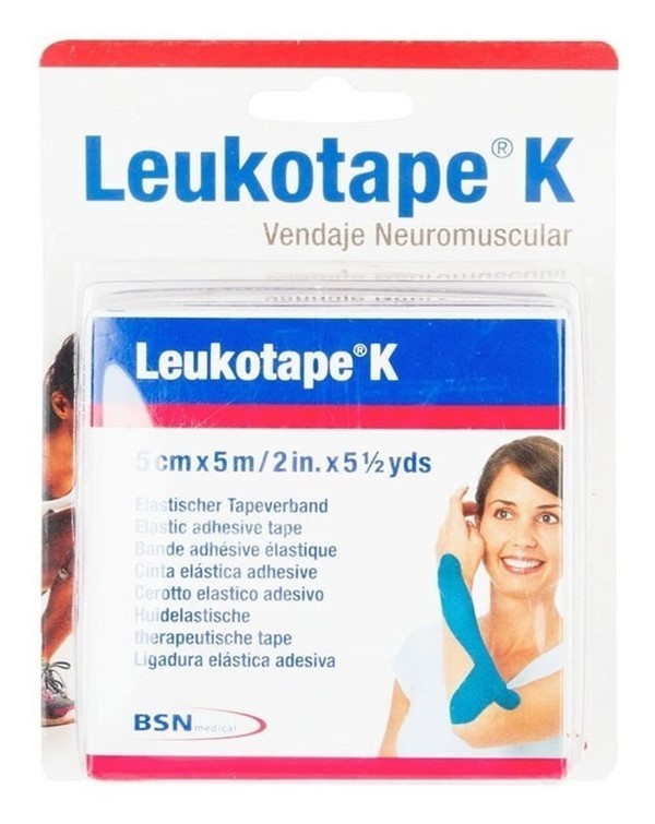 Leukotape K Cinta Neuromuscular 55 cmxmt Adhesiva Azul
