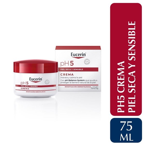 Eucerin Crema Ph5 Facial Y Corporal Para Piel Seca Y Sensible 75 ml #1